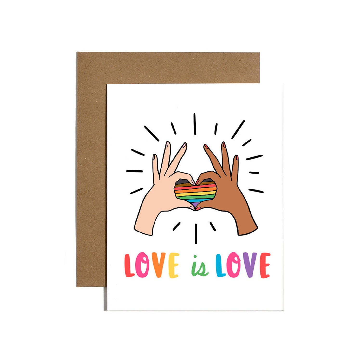 Heart Hands Card